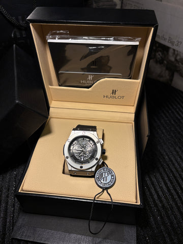 Hublot skeleton leather straps